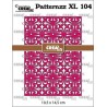Crealies Patternzz dies Patternzz XL Barbara  10,5x14,5 cm