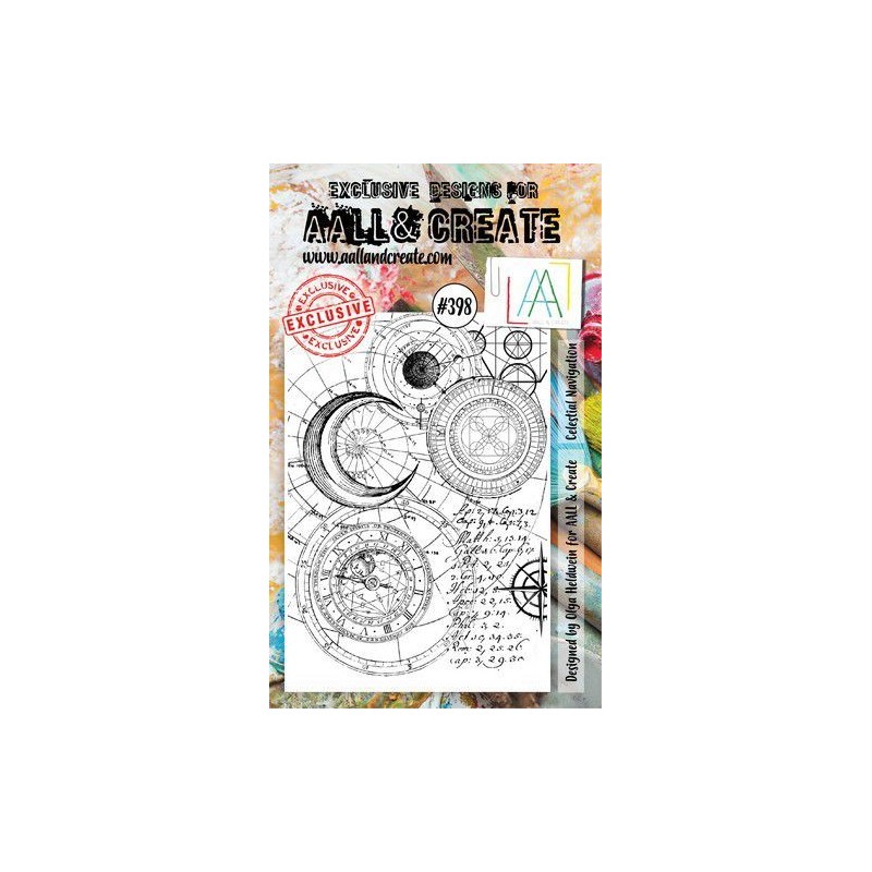 AALL & Create Stamp Celestial Navigation  15x10cm  NR.398 Olga Heldwein