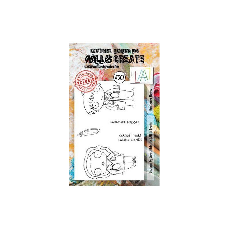 AALL & Create Stamp Healthcare Heroes  7,3x10,25cm  nr.507 Janet Klein