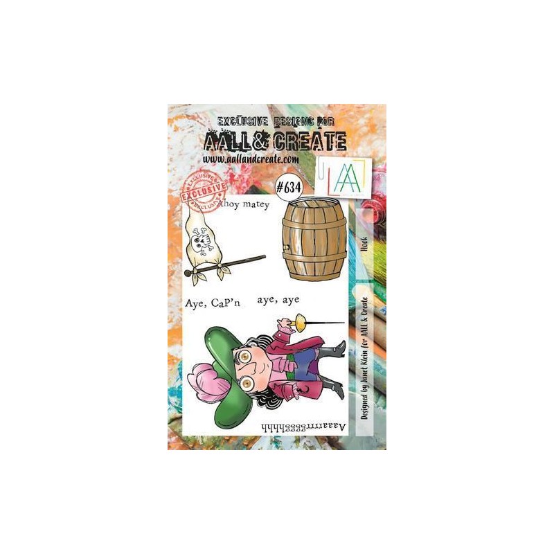 AALL & Create Stamp Hook  7,3x10,25cm  nr.634 Janet Klein