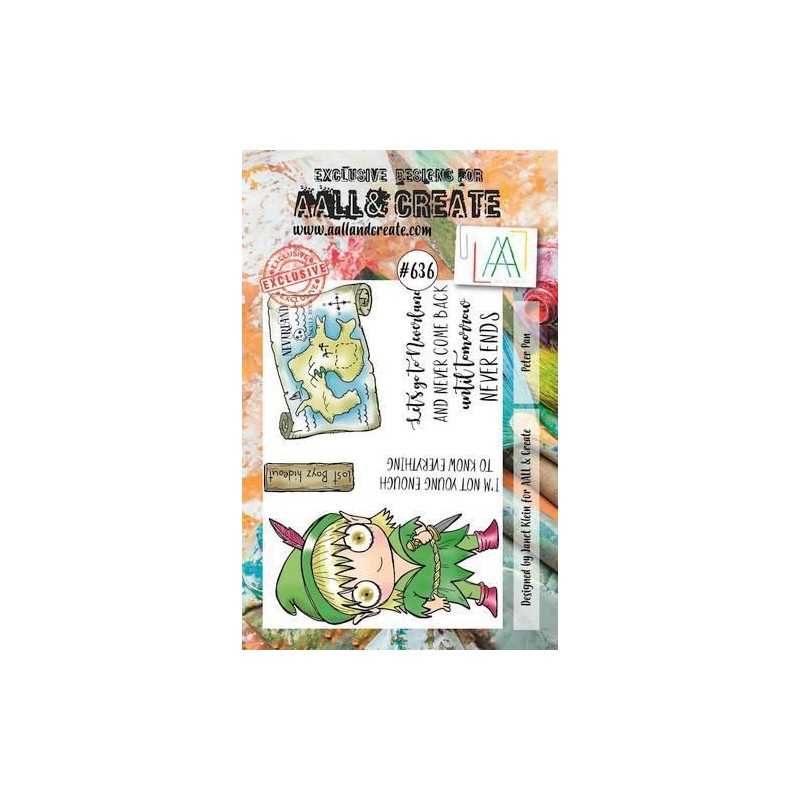 AALL & Create Stamp Peter Pan  7,3x10,25cm  nr.636 Janet Klein