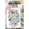 AALL & Create Stamp Set Scripted Hearts  7,3x10,25cm  nr.544 Bipasha BK