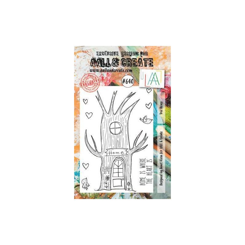 AALL & Create Stamp Tree House  7,3x10,25cm  nr.640 Janet Klein