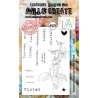 AALL & Create Stamp Violet  15x10cm
