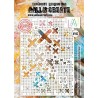 AALL & Create Stencil A4 Creatively Crossed  nr.143