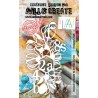 AALL & Create Stencil Hexagons & Buds  10x15cm  nr.128 Bipasha BK