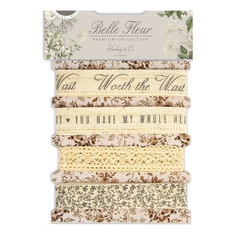 Craft Consortium Belle Fleur - Linen Cotton Ribbons