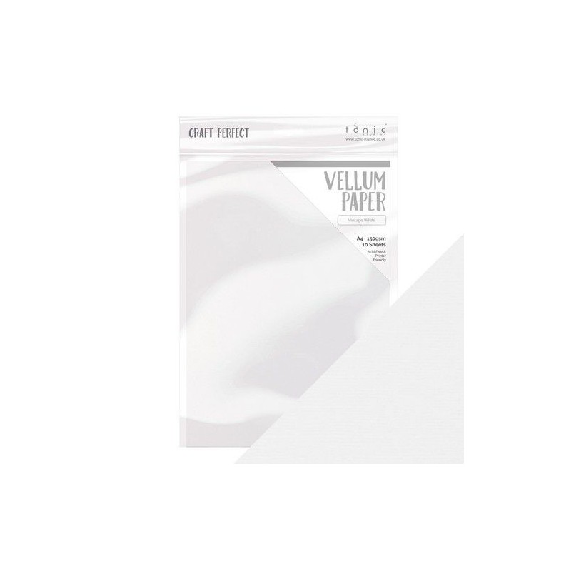Tonic Studios 10st Vellum Vintage White 100g