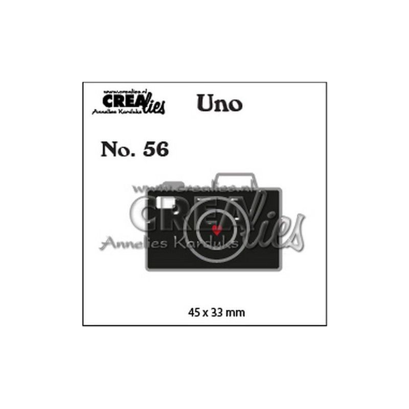 Crealies Uno no. 56 Camera (Small)  45x33mm