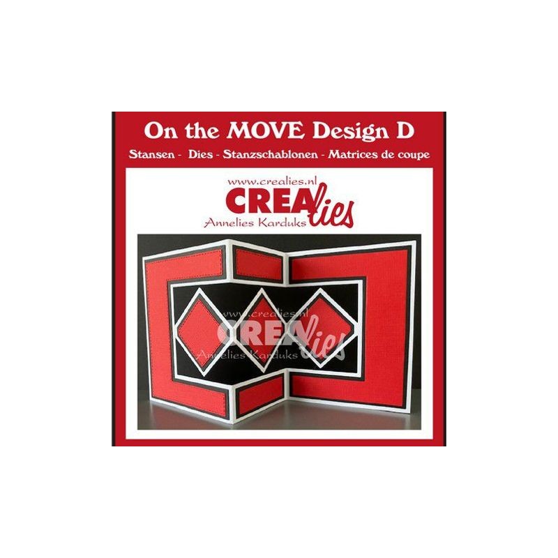 Crealies On The Move Design D  max.13,5x27cm
