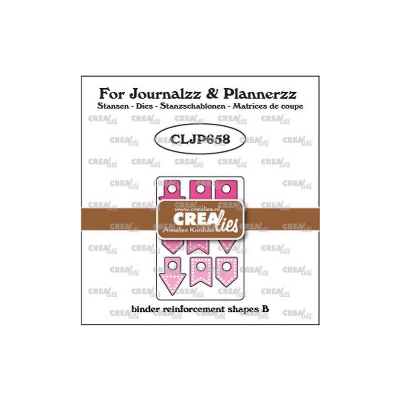 Crealies Journalzz & Pl Reinforcements B  13x18mm