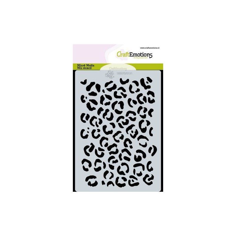 CraftEmotions A6 Mask stencil panther print  Carla Creaties