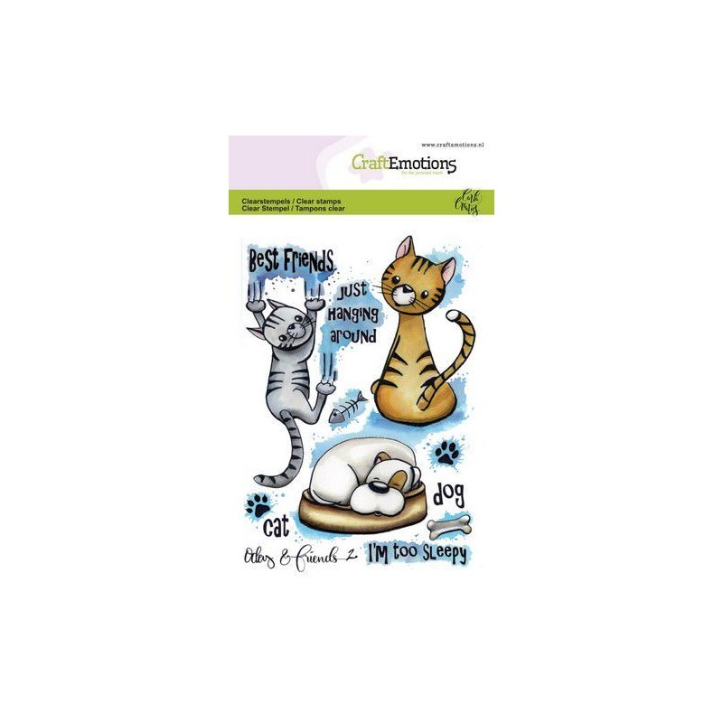 CraftEmotions clearstamps A6 - Odey & Friends 2 Carla Creaties