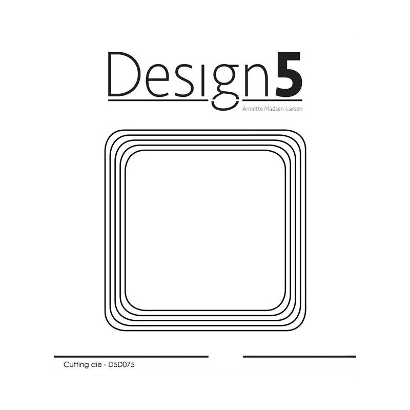 Design5 dies "Square - Rounded"