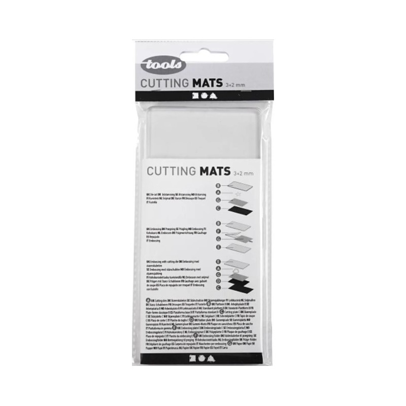 tools Mellanplatta till stans- och prägelmaskin A7, stl. 7,5x15,5 cm, 2 st.