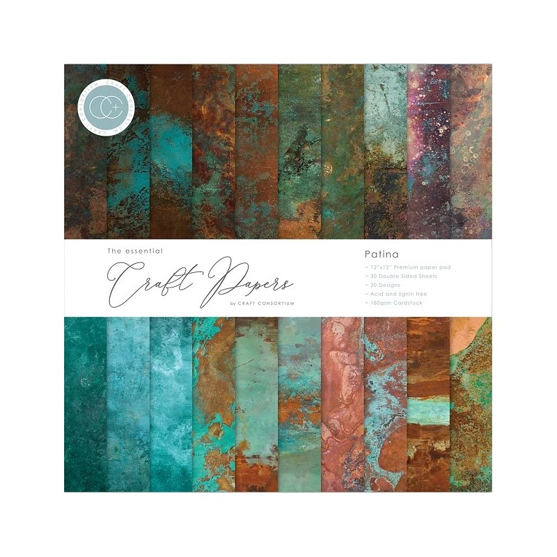 copy of Craft creations The Essential Craft Papers - 12x12 Metal Textures