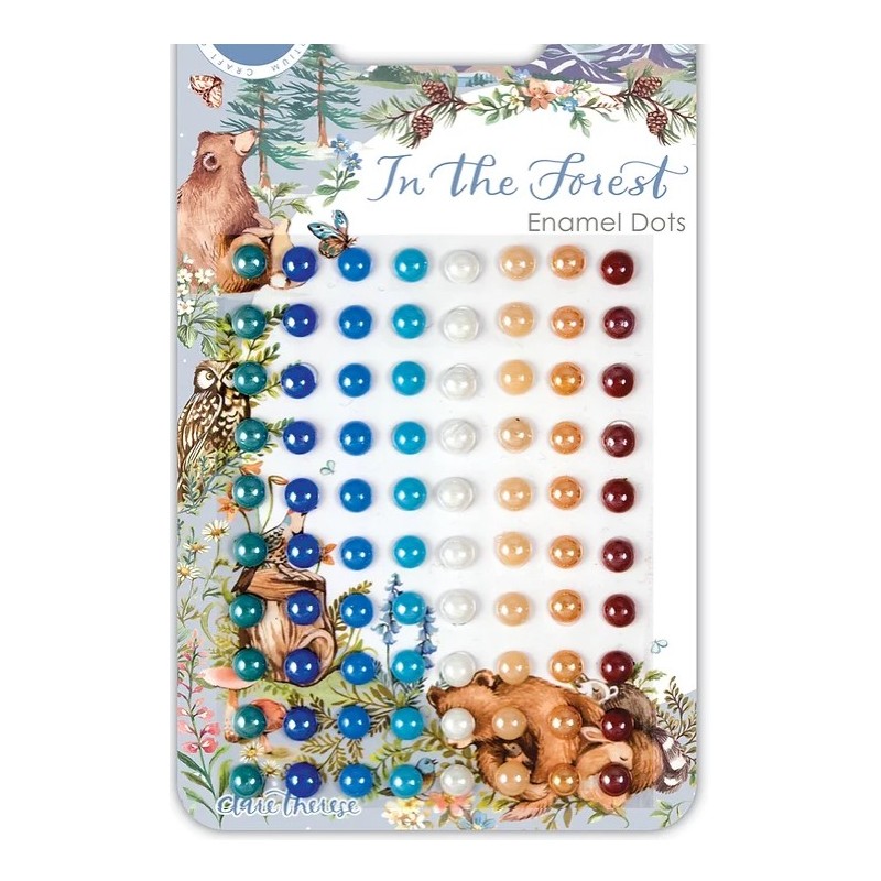 Craft Consortium In The Forest - Adhesive Enamel Dots