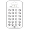 Always & Forever 24 st Adhesive Pearl & Rhinestone Flower