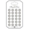 Always & Forever 24 ST Adhesive Pearl & Rhinestone Cluster