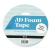 3D Foam Tape Rulle dubbelsidig 1,2 cm x 5 meter x 2mm tjock