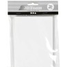3D Foam Ark Dubbelsidig 105x148 mm, tjocklek 2 mm, Vit, 5 ark/ 1 förp.