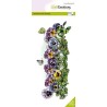 CraftEmotions clearstamps Slimline - Violets GB Dimensional stamp
