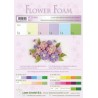 LeCrea - Flower Foam assort. 1, 6 sheets A4 pastel  0.8mm
