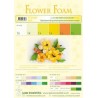 LeCrea - Flower Foam assort. 4, 6 sheets A4 yellow 25.4087 0.8mm