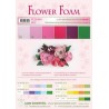 LeCrea - Flower Foam assort. 5, 6 sheets A4 red-pink  0.8mm