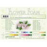 LeCrea - 1 Ark Flower Foam sheets A4 Off white  0.8mm