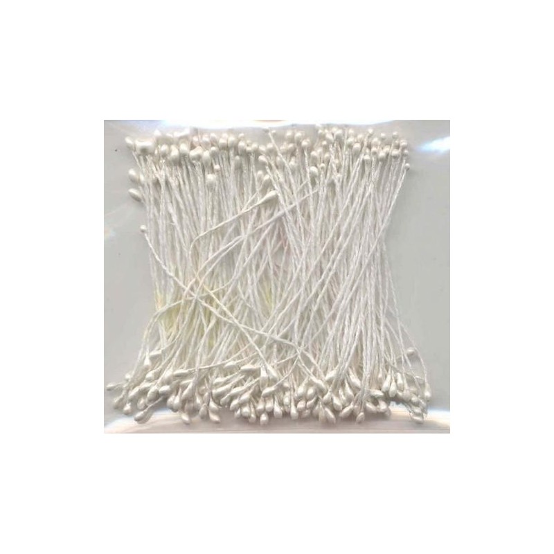 Pistiller / Stamen white 1mm x 144 st