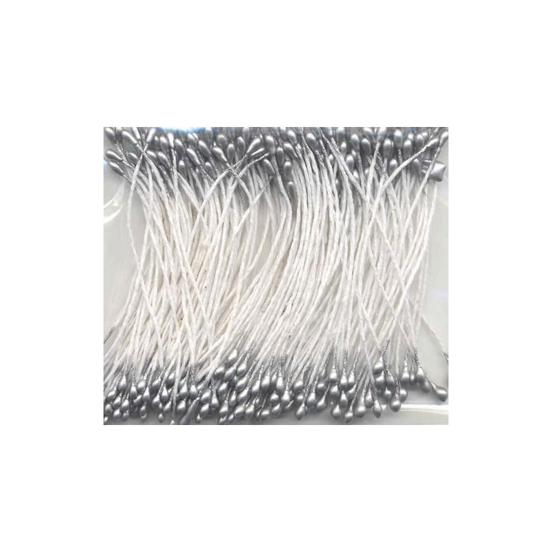 Pistiller / Stamen silver 1mm x 144 st