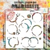AALL & Create Stencil Coffee Stains  15x15cm nr.147 Bipasha BK