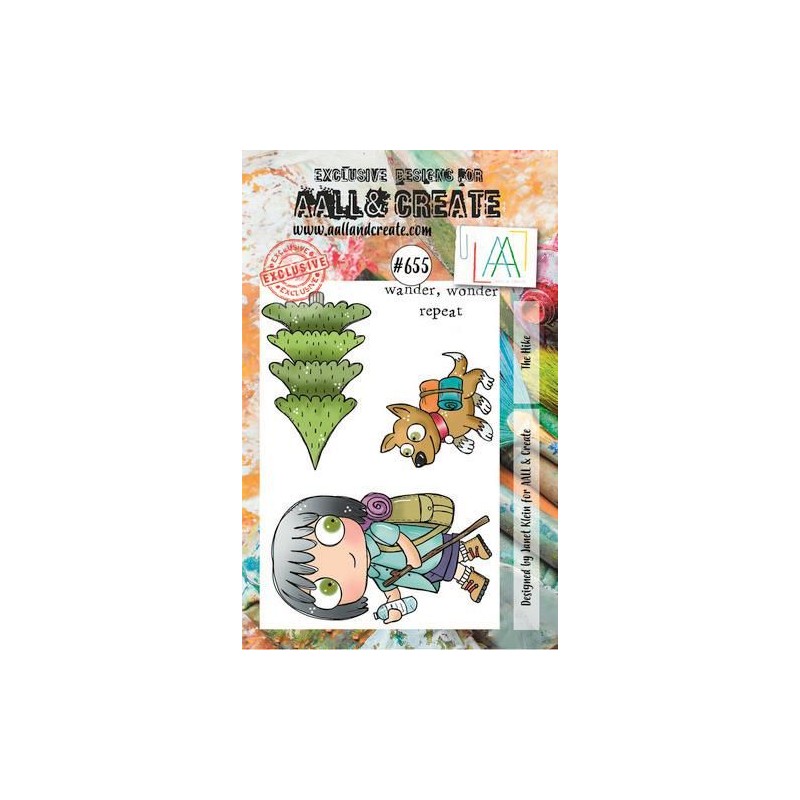 AALL & Create Stamp The Hike AALL-TP-655 7,3x10,25cm nr.655 Janet Klein