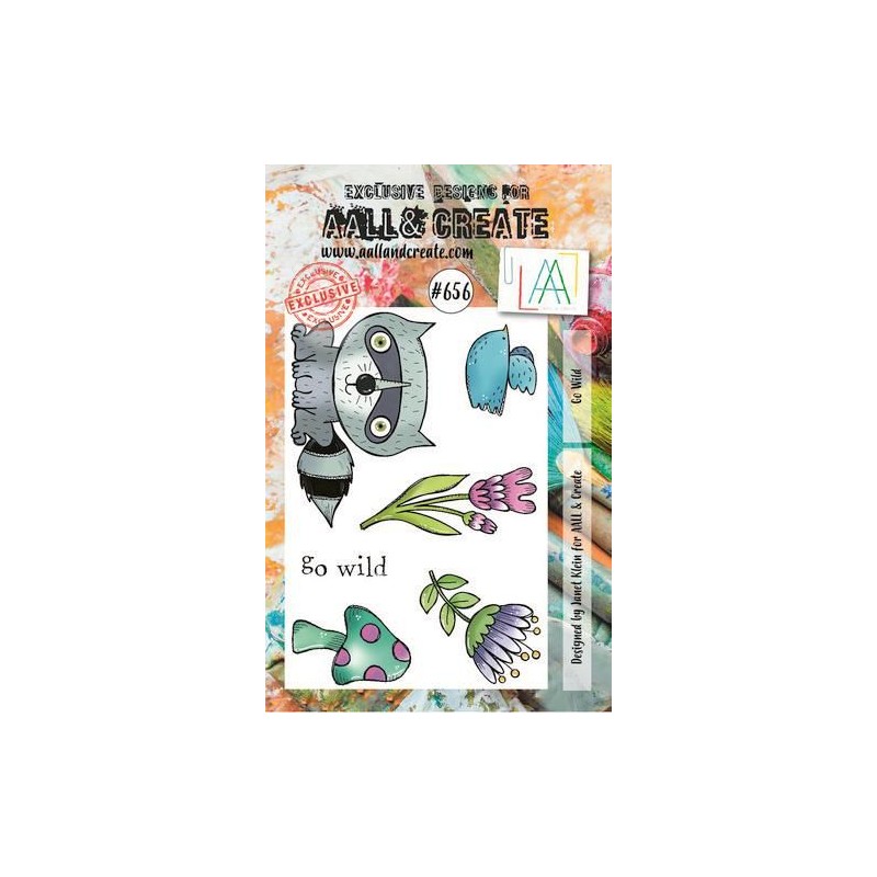 AALL & Create Stamp Go Wild AALL-TP-656 7,3x10,25cm nr.656 Janet Klein