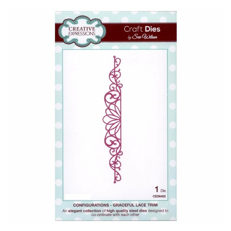 CREATIVE EXPRESSIONS DIE "Graceful Lace Trim"