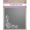 Nellie‘s Choice 3D Emb. folder Rose Corner  150x150mm
