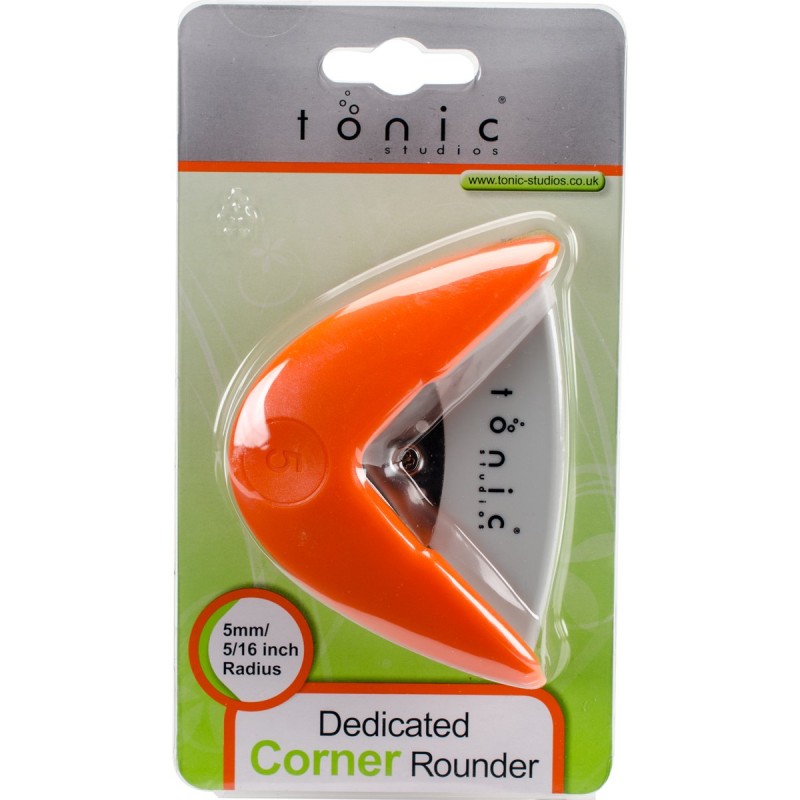 Tonic Studios  5 mm Dedicated Corner Rounder, Gray / Orange
