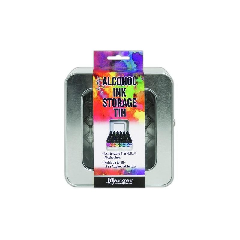 Ranger Alcohol Ink Storage Tin  Tim Holtz (empty)
