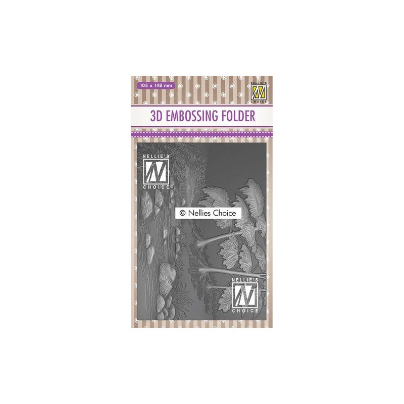 Nellies Choice 3D Emb. folder - Waterfall  105x148mm