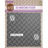 Nellies Choice 3D Emb. folder - Strip pattern 1 150x150mm