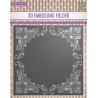 Nellie‘s Choice 3D Emb. folder Exotic flower frame  150x150mm
