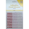Nellie‘s Choice Adhesive pearls 4mm Red - Pink
