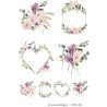 Lazer Design Klippark Ramar blommor A4