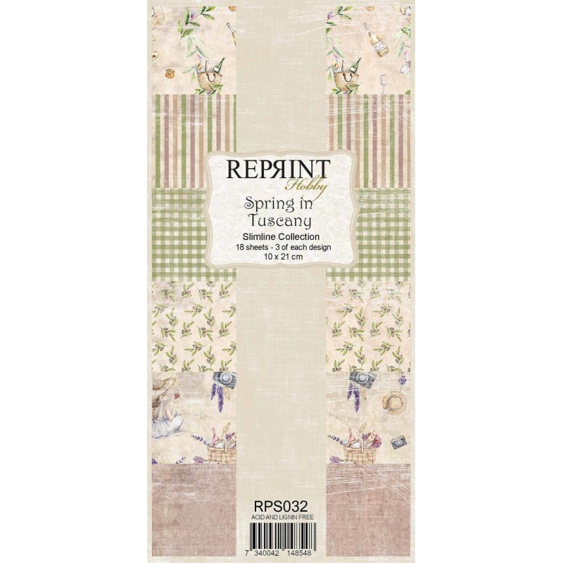 copy of REPRINT Paperpack "Fairytale" Slimline 10x21cm - 18 ark