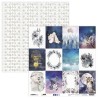 Studio Light Scrap 1 Ark. "Bilder" Moon Flower nr.84  305x305 mm