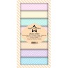 Paper Favourites Slim Card 10x21 cm "Pastel Stribes"