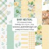 Lazer Design Pappersblock "Baby Neutral" 15,5x15,5
