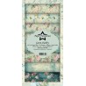Paper Favourites Slim Card "Green Shabby"   10x21cm
