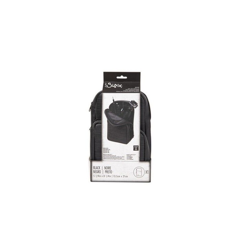 Sizzix Storage Small Tool Storage Case Black 665440 Tim Holtz